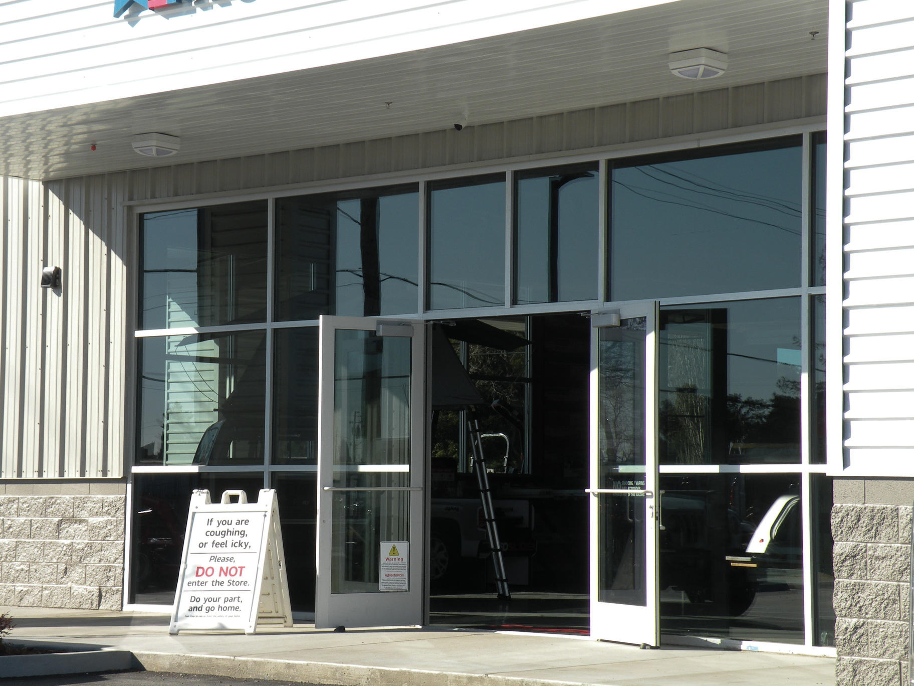 Insulated glass storefront